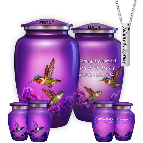 Hummingbird Image Cremation Urn