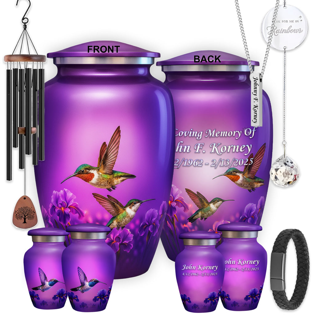 Hummingbird Image Cremation Urn