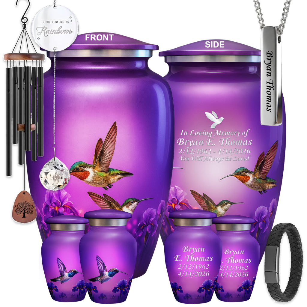 Hummingbird Image Cremation Urn