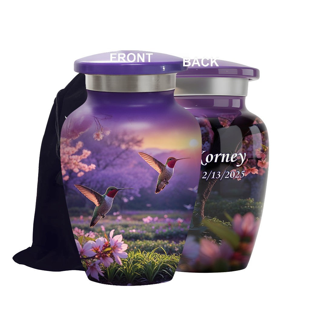Hummingbird Image Cremation Urn