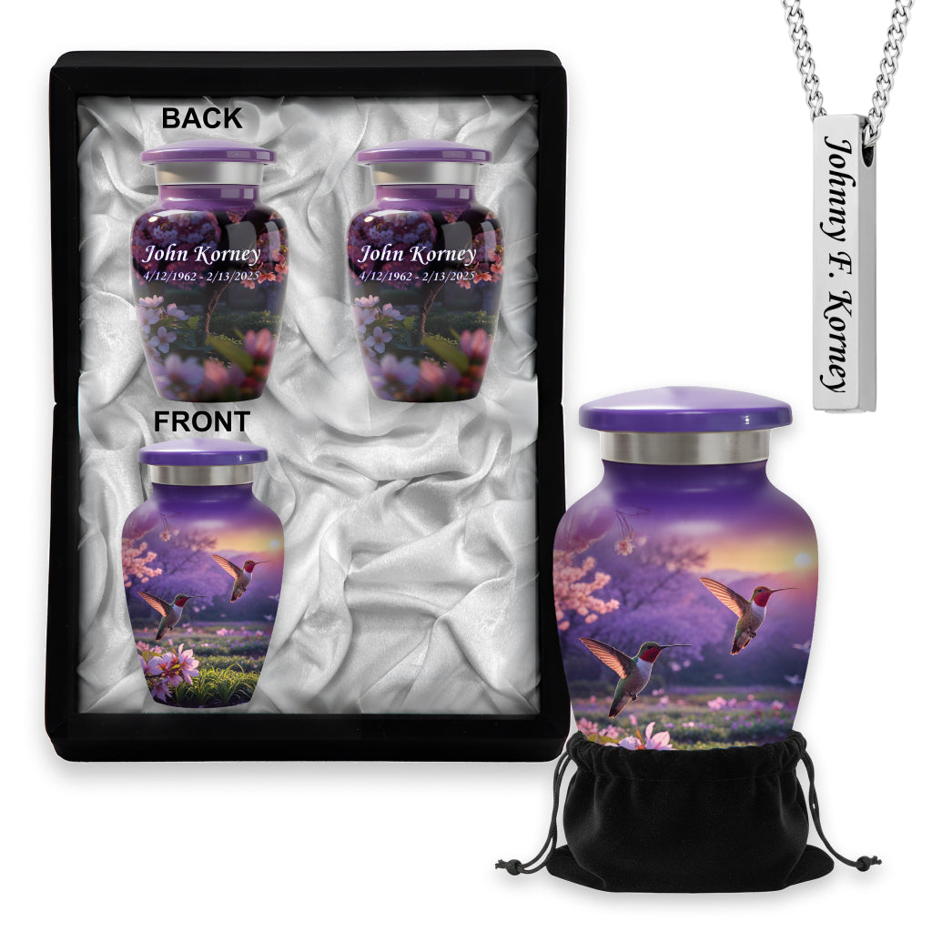 Hummingbird Image Cremation Urn