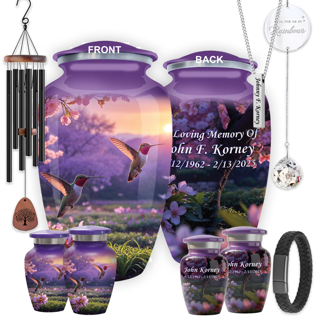 Hummingbird Image Cremation Urn