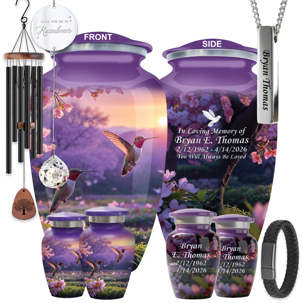 Hummingbird Image Cremation Urn