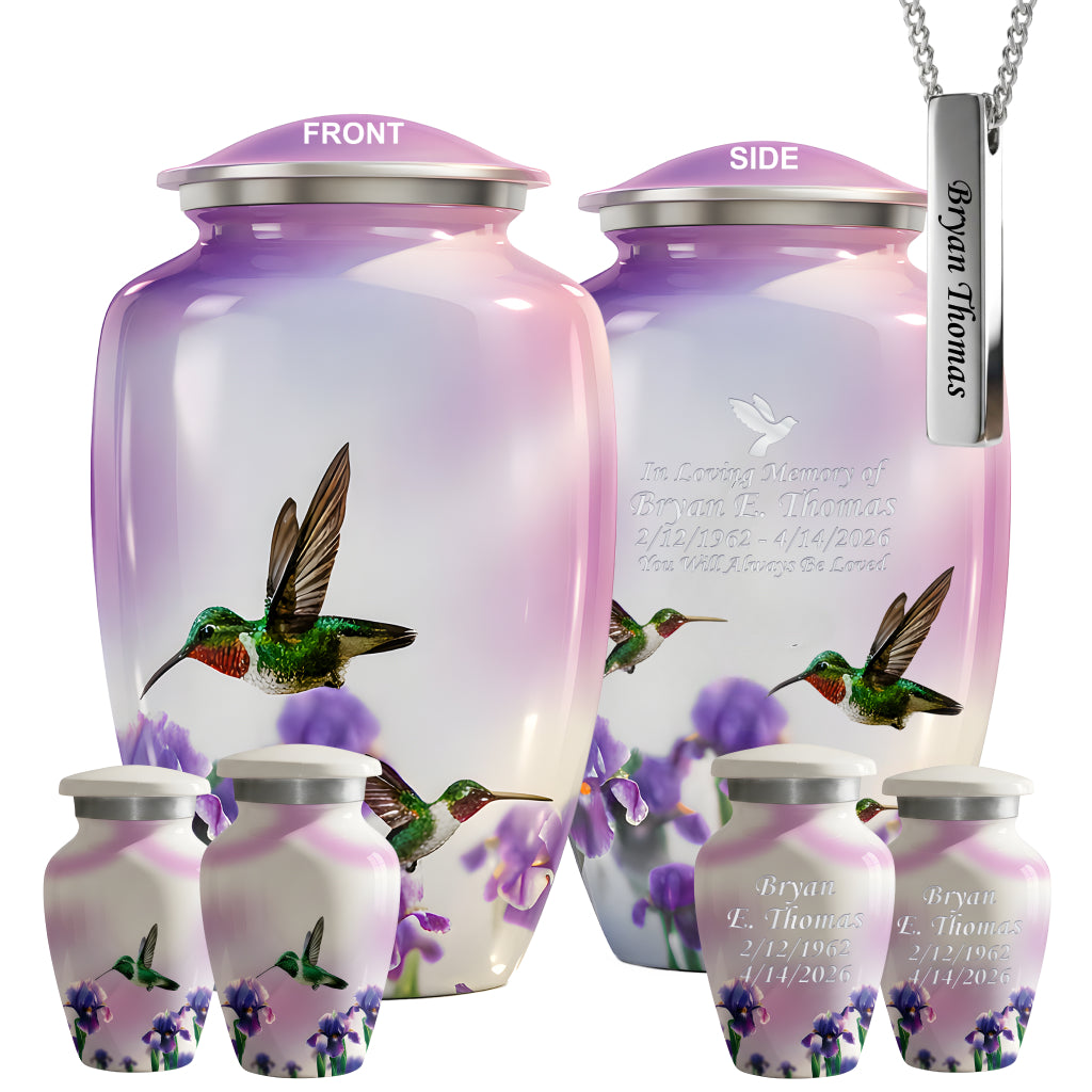 Hummingbird Image Cremation Urn