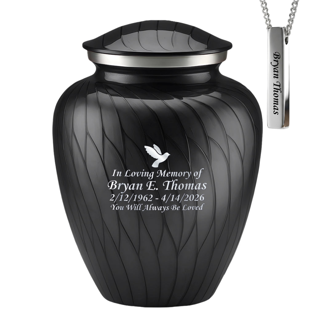 Serenity Curve Pearl Urn