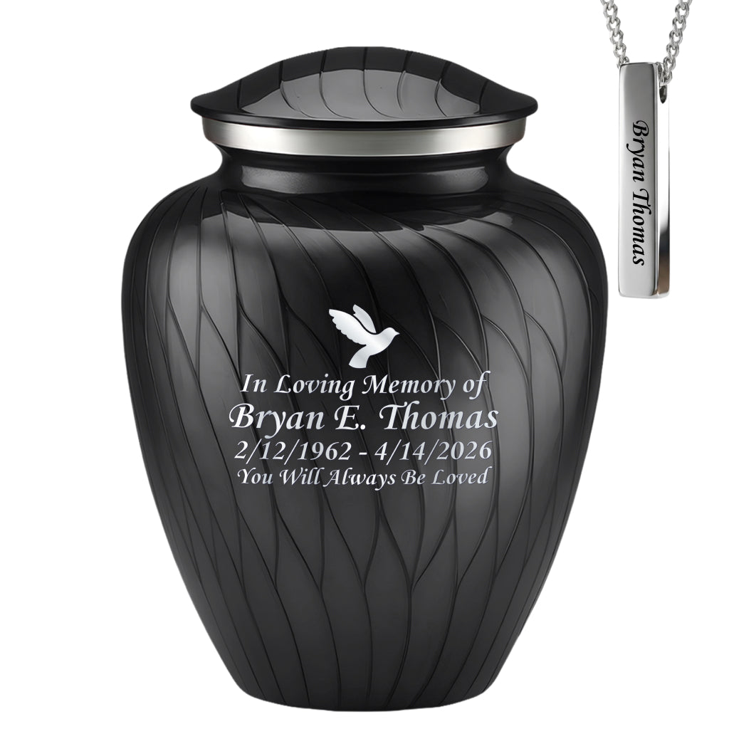 Serenity Curve Pearl Urn