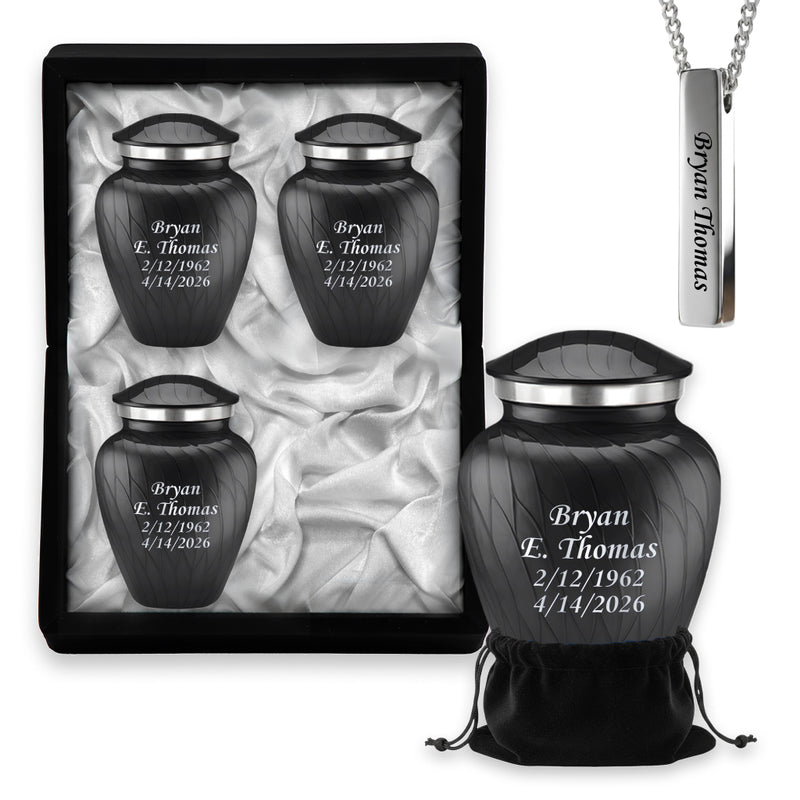 Small Keepsake Urns Set in the same design