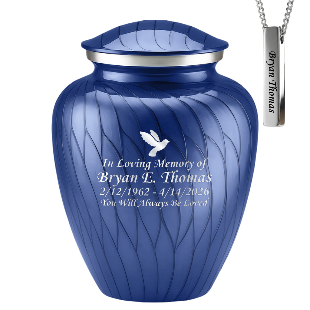 Serenity Curve Pearl Urn