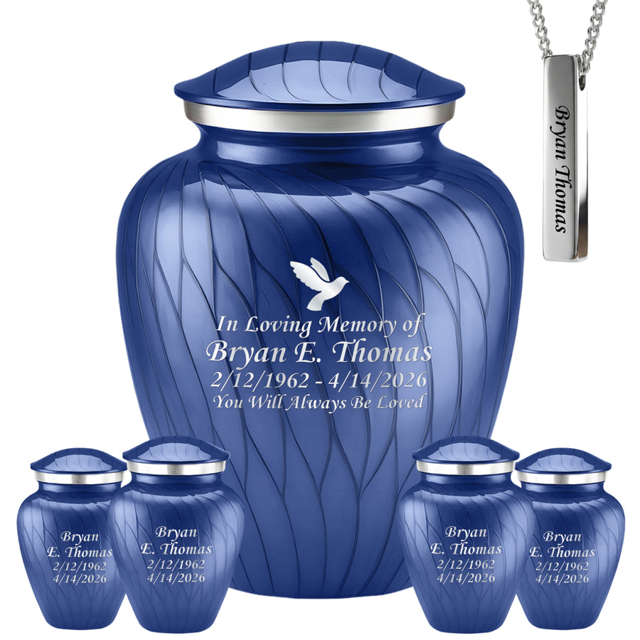 Serenity Curve Pearl Urn