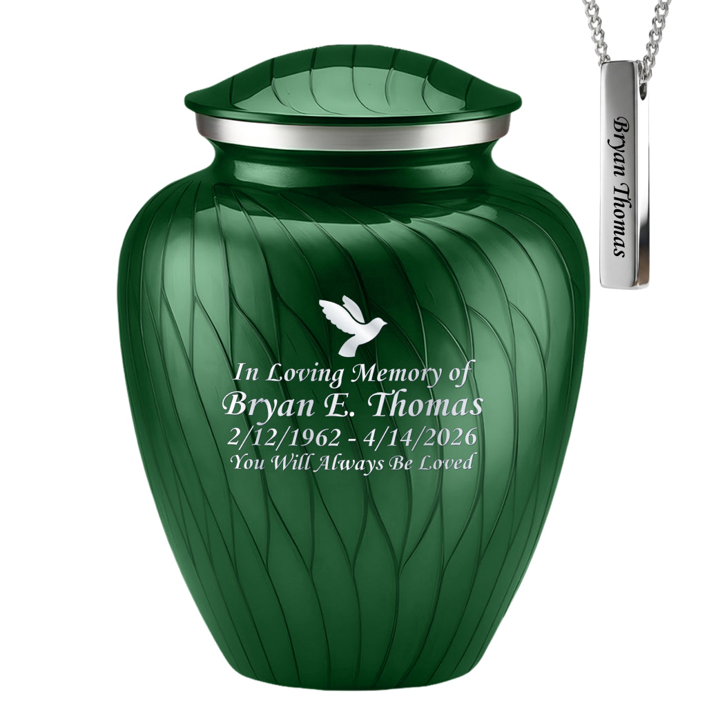 Serenity Curve Pearl Urn