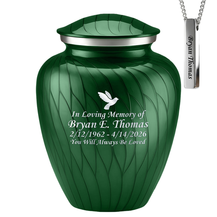Serenity Curve Pearl Urn