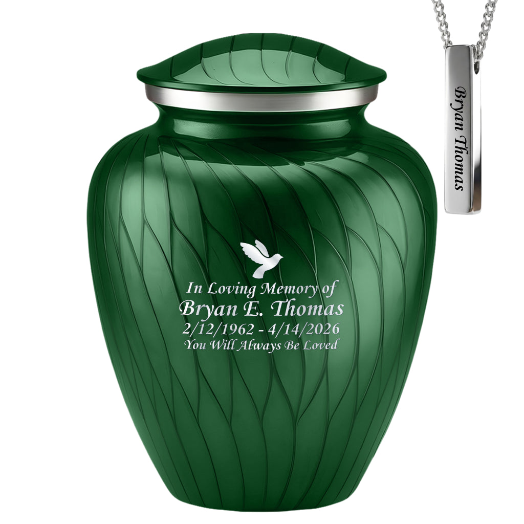 Serenity Curve Pearl Urn