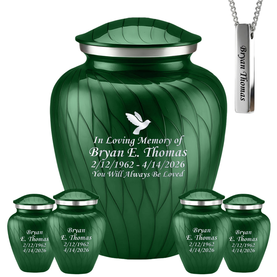 Serenity Curve Pearl Urn
