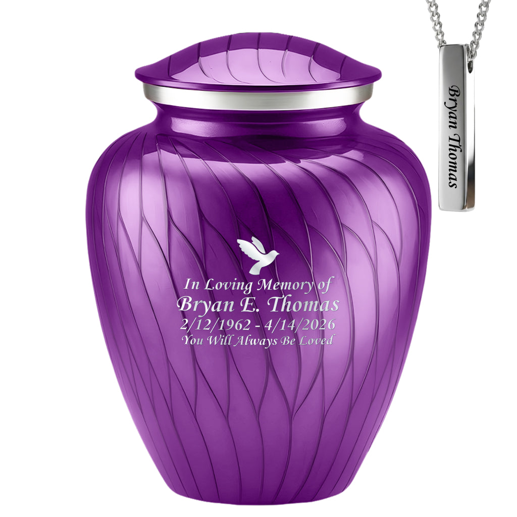 Serenity Curve Pearl Urn