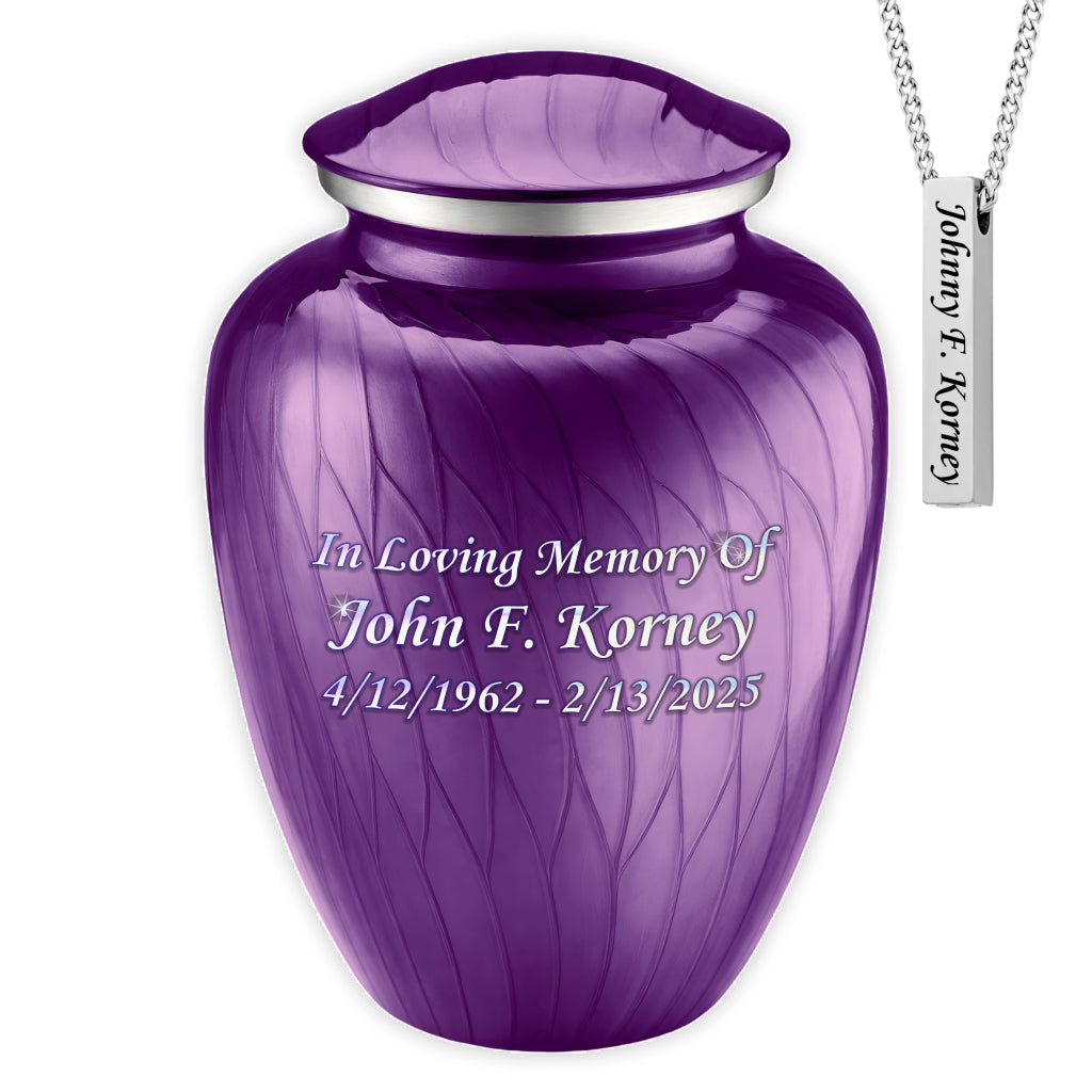 Serenity Curve Pearl Urn