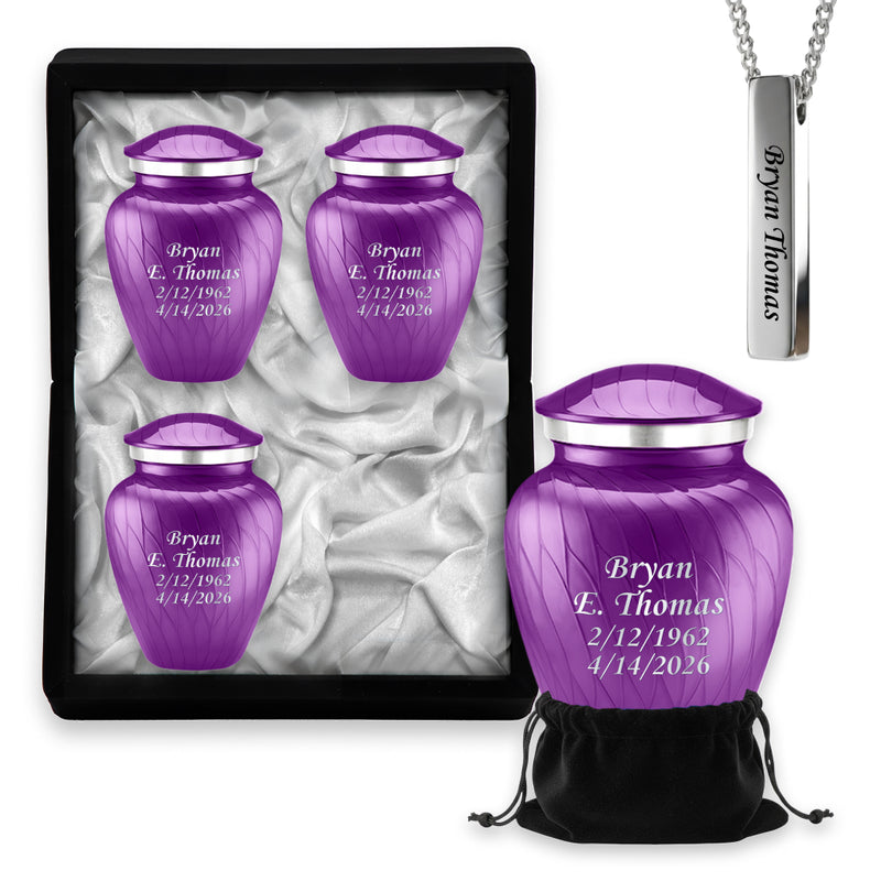 Small Keepsake Urns Set in the same design