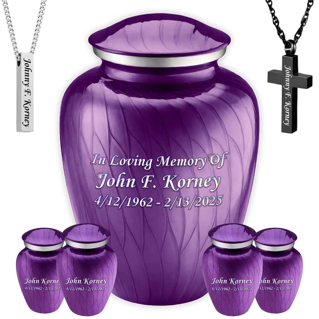 Serenity Curve Pearl Urn