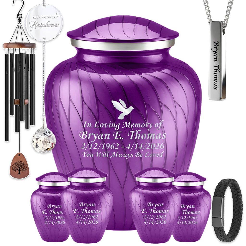 Serenity Curve Pearl Urn