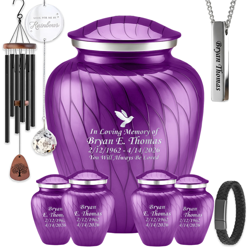 Serenity Curve Pearl Urn