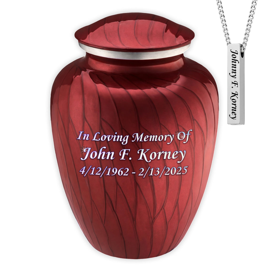 Serenity Curve Pearl Urn