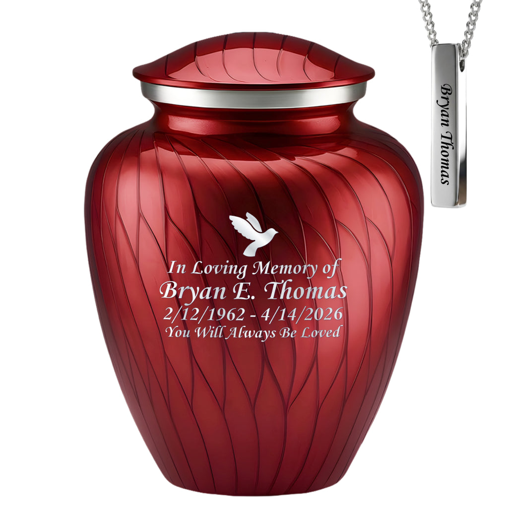 Serenity Curve Pearl Urn