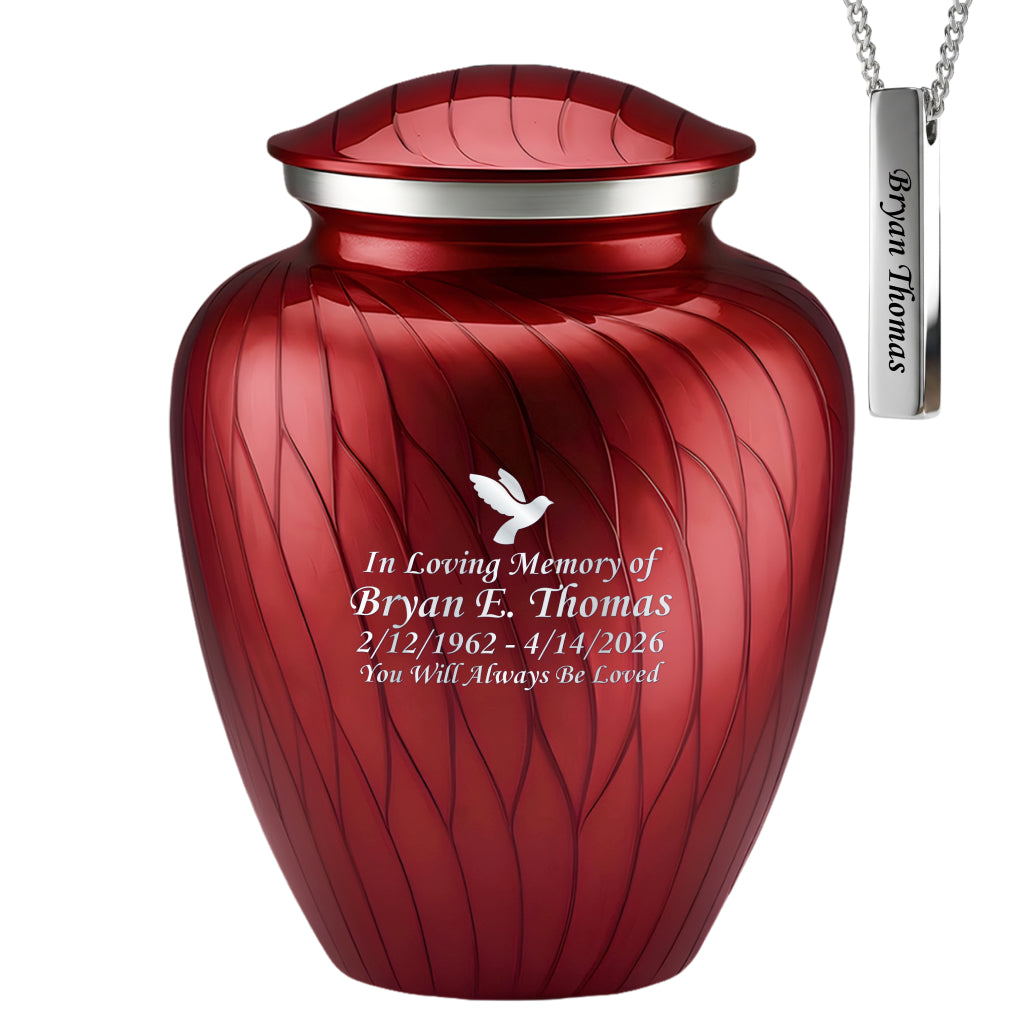 Serenity Curve Pearl Urn