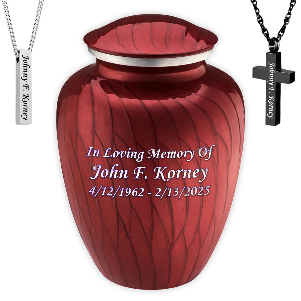 Serenity Curve Pearl Urn