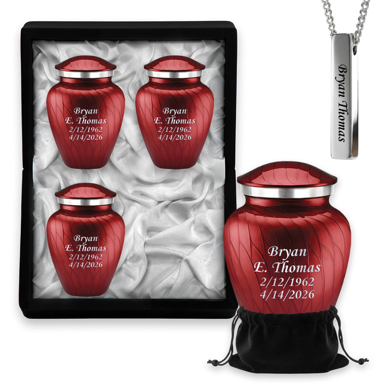 Small Keepsake Urns Set in the same design