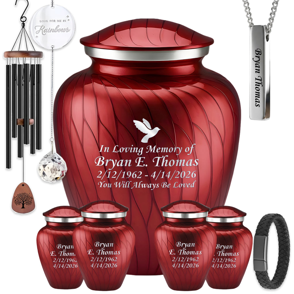 Serenity Curve Pearl Urn