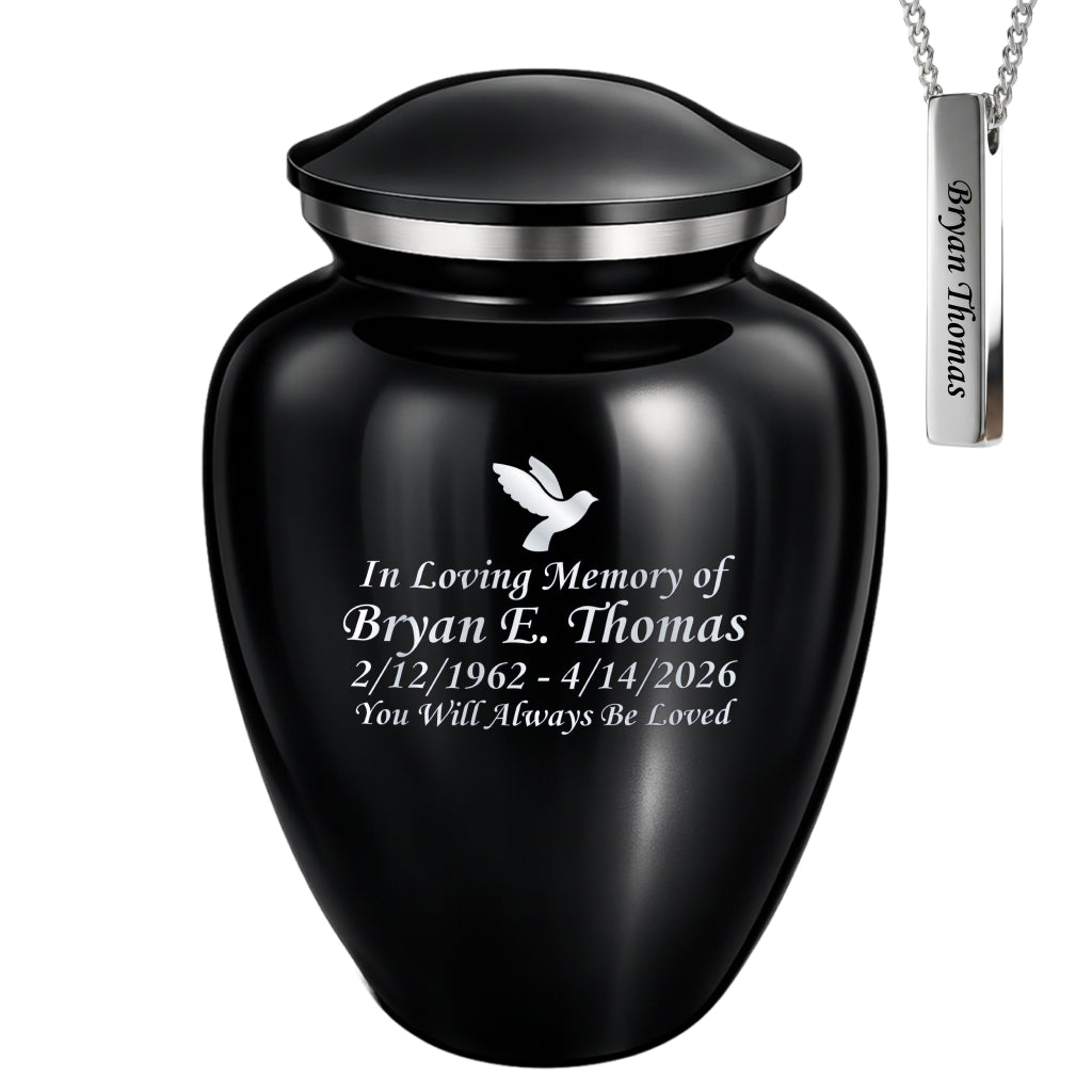 Serenity Curve Plain Urn