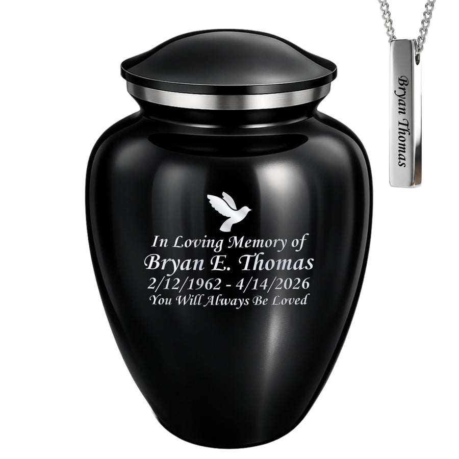 Serenity Curve Plain Urn