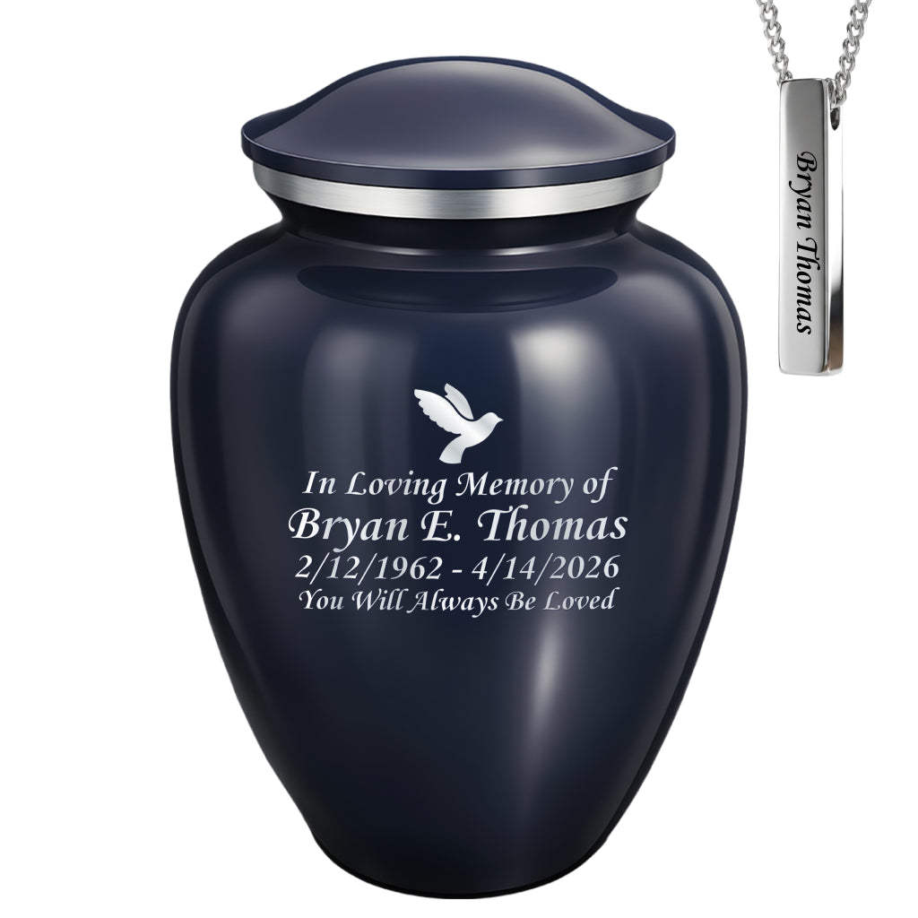 Serenity Curve Plain Urn