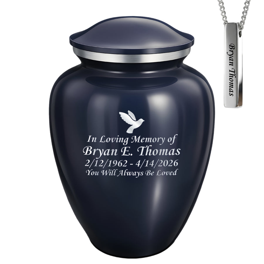 Serenity Curve Plain Urn