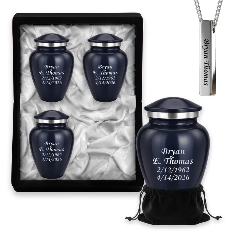 Small Keepsake Urns Set in the same design