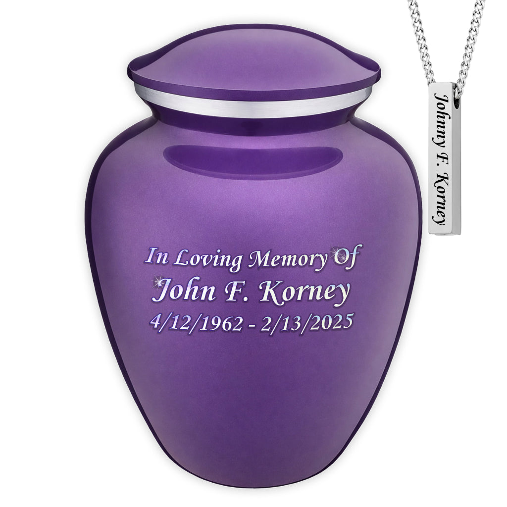Serenity Curve Plain Urn