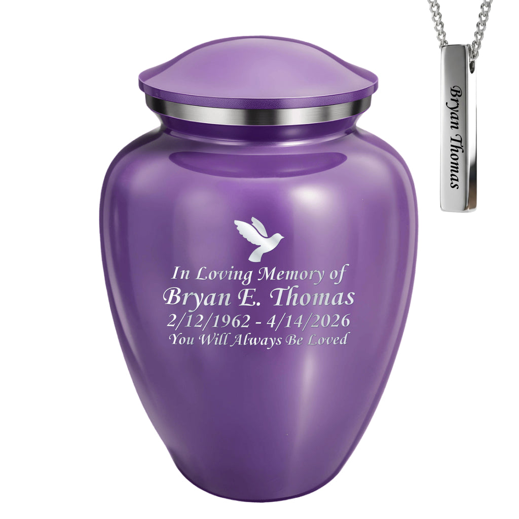 Serenity Curve Plain Urn