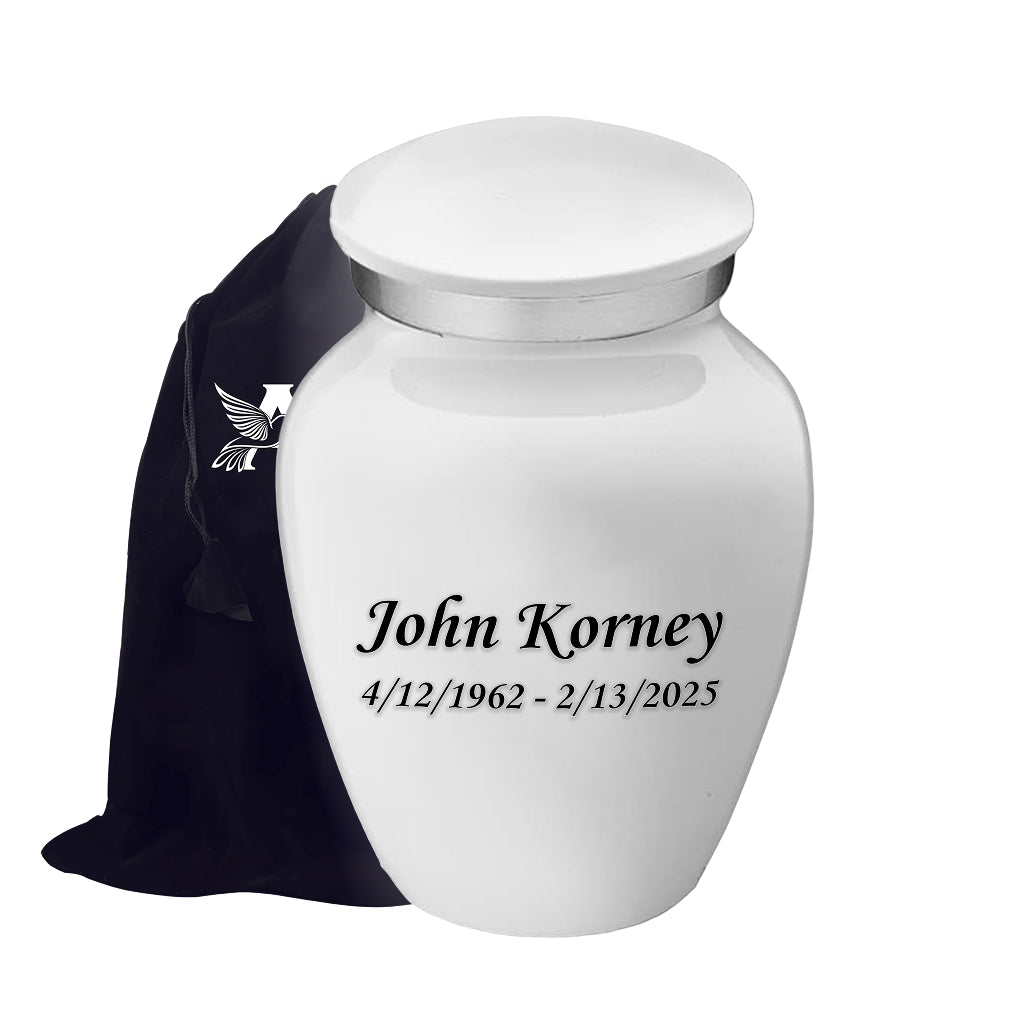 Serenity Curve Plain Urn