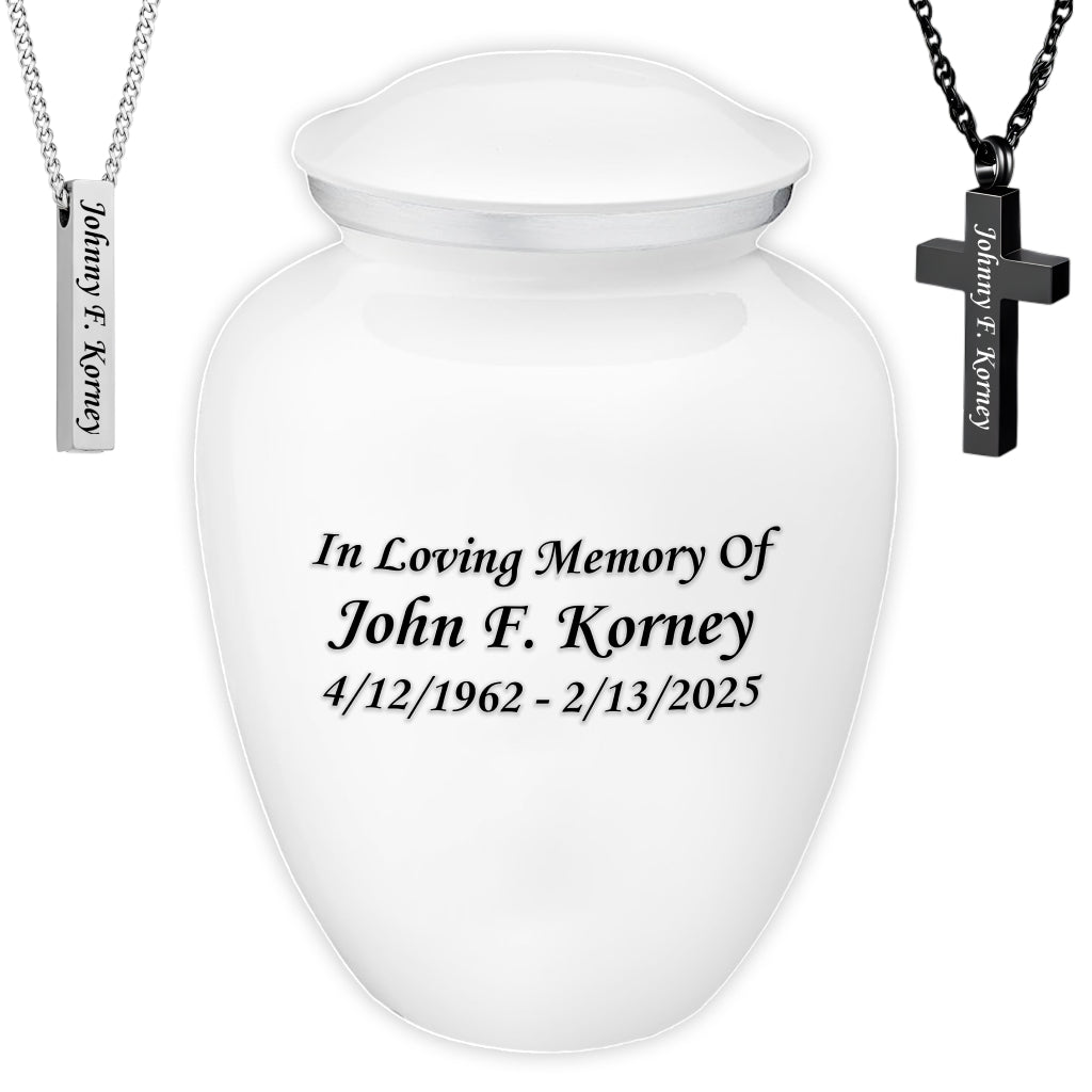 Serenity Curve Plain Urn