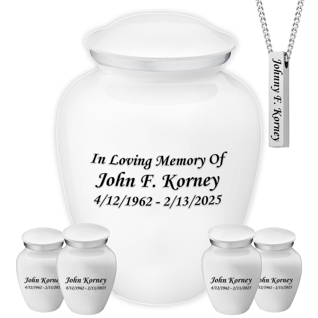 Serenity Curve Plain Urn