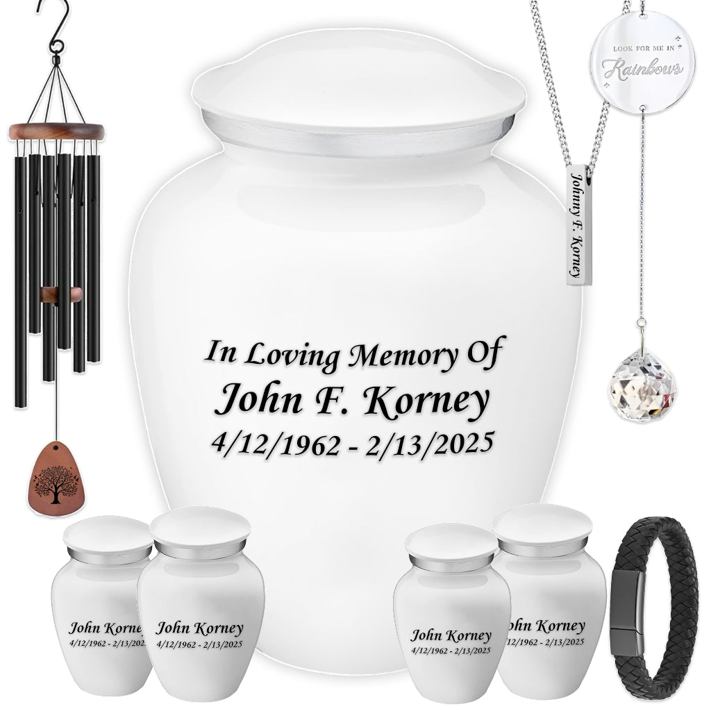 Serenity Curve Plain Urn