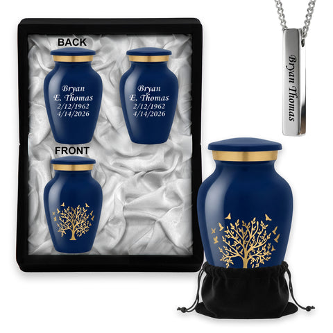 Ornate Tree of Life Motif Urn