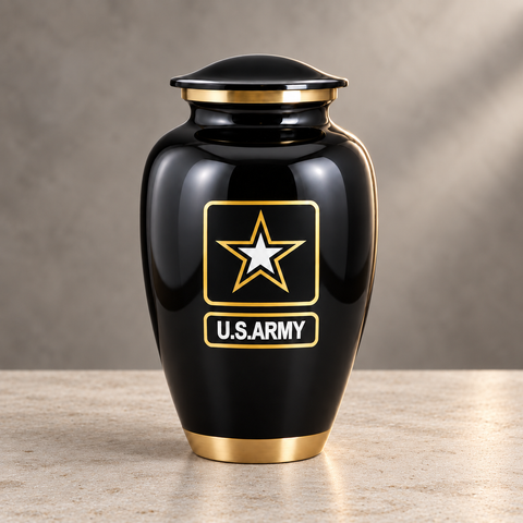 Army Veteran Memorial Urn