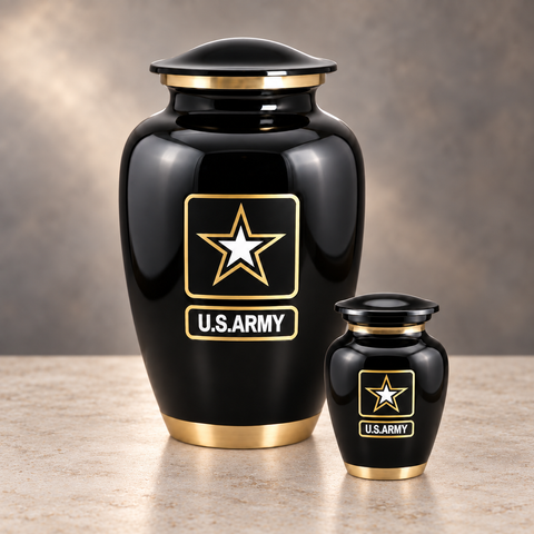 Army Veteran Memorial Urn