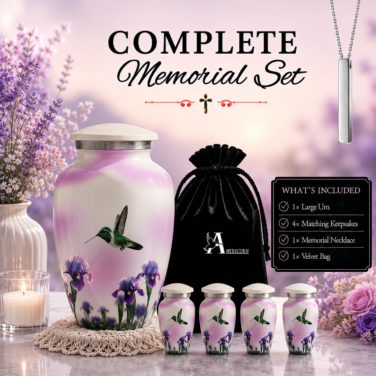 Hummingbird Cremation Urn