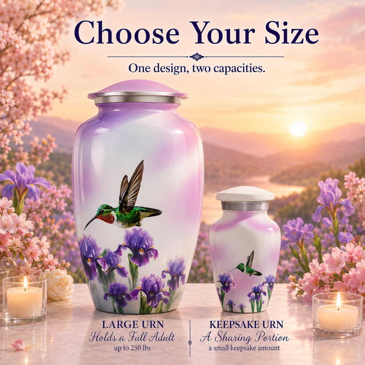 Hummingbird Cremation Urn