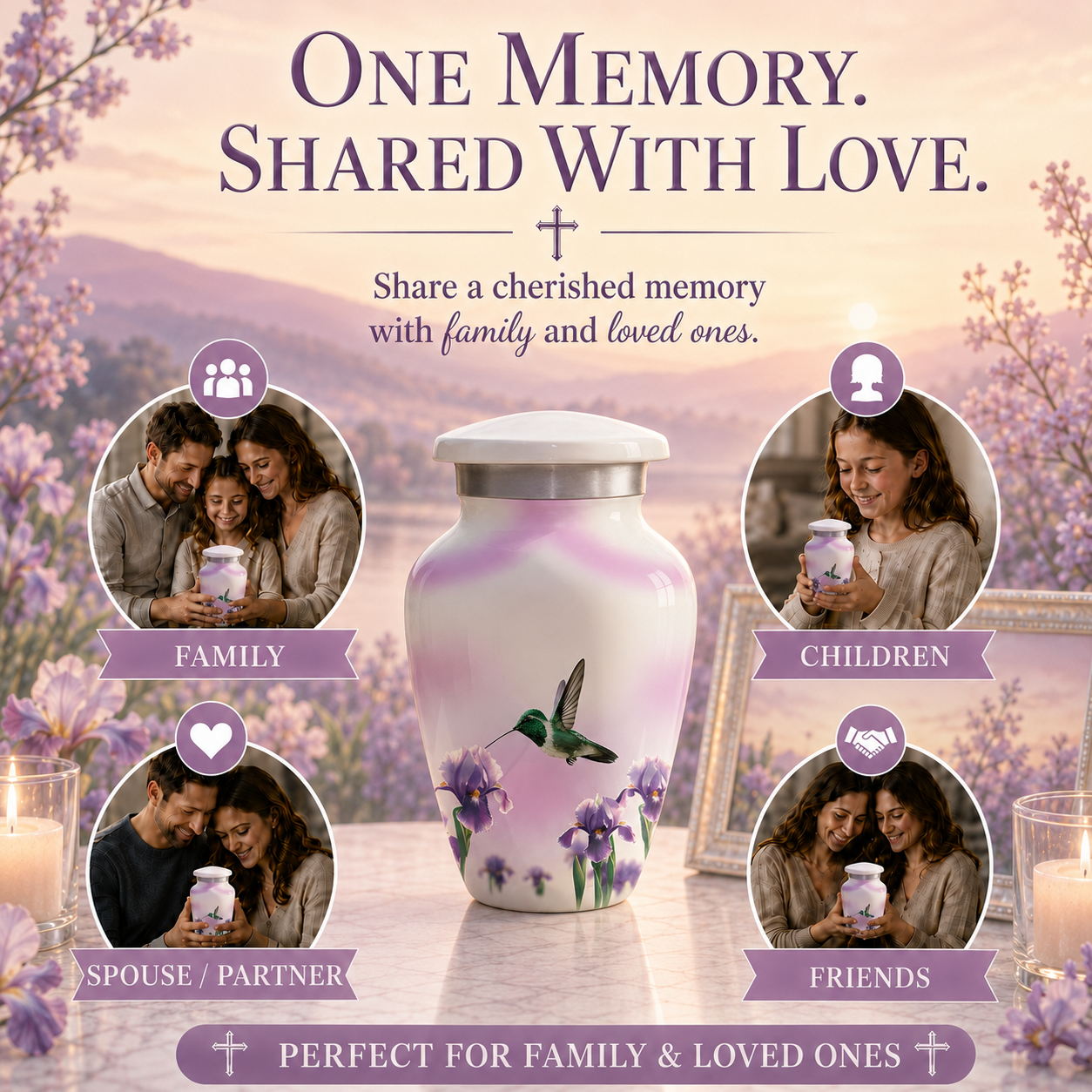 Hummingbird Cremation Urn