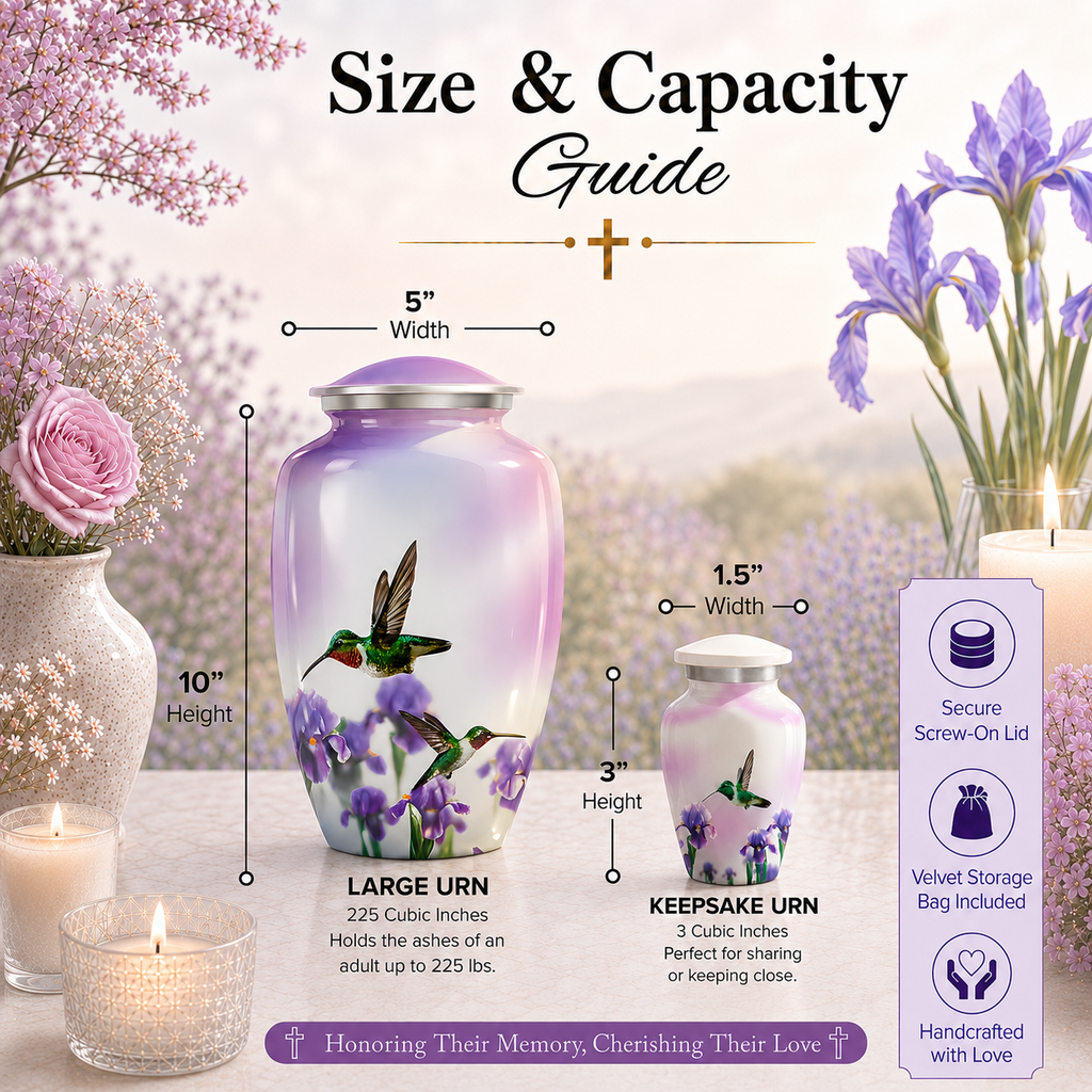 Hummingbird Cremation Urn