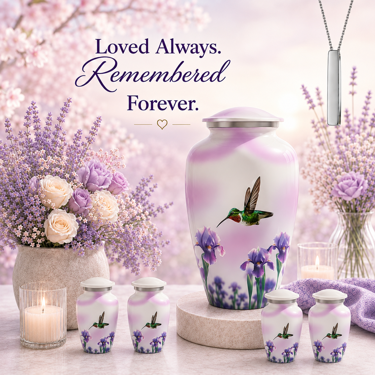 Hummingbird Cremation Urn