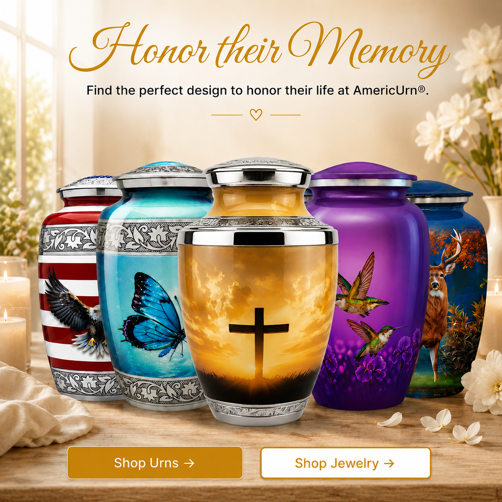 Cross Cremation Urn