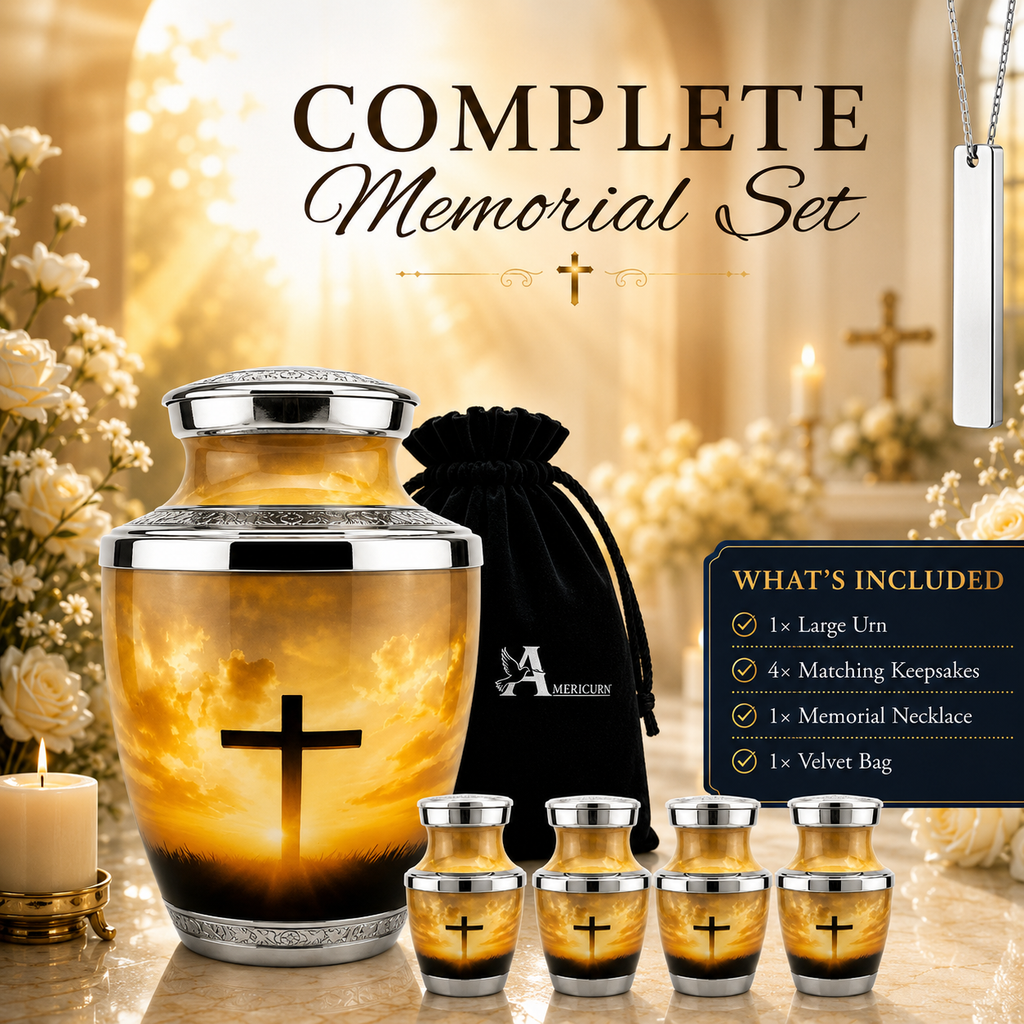 Cross Cremation Urn